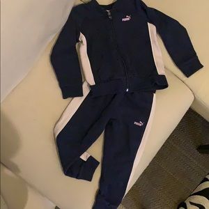 Toddler girl Puma track suit